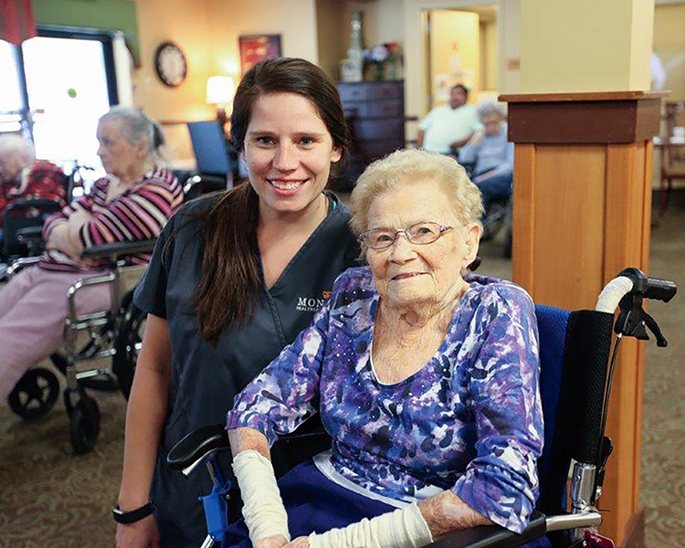 Friendly faces in our long term care center