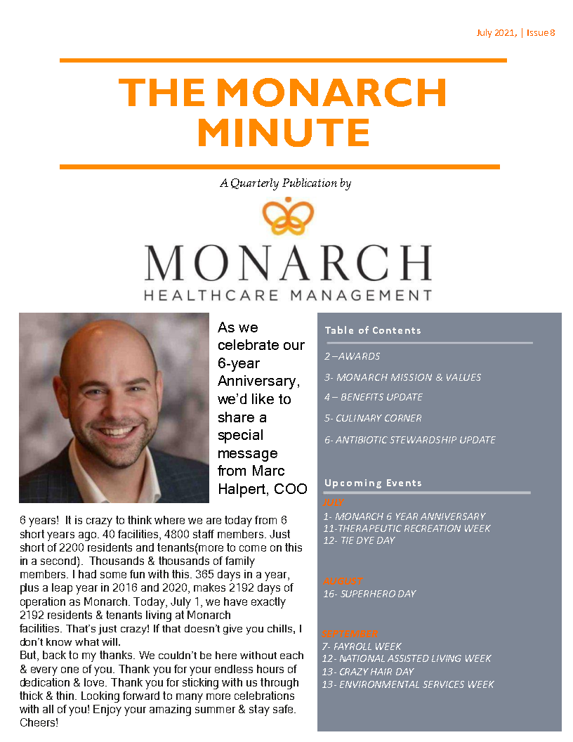 The Monarch Minute, issue 9